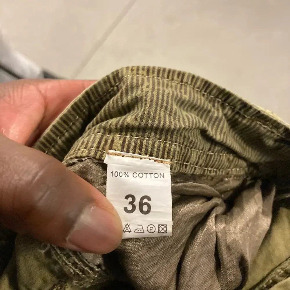vintage avant guard deconstructed cargo pants 36x33